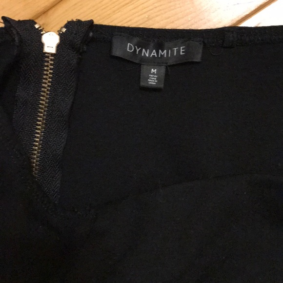 🍒3/$30 NWOT Dynamite black strapless/tube top. - Picture 3 of 4